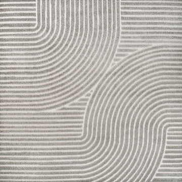 Skagen Minimalist Curve Geometric Area Rug